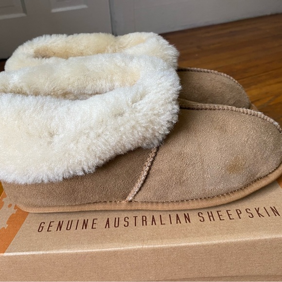 Australian sheepskin shearling wool slippers - Picture 3 of 9